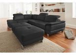 exxpo - sofa fashion Ecksofa »Mantua, L-Form«, mit Kopf- bzw. Rückenverstellung, Bettfunktion u. Bettkasten