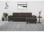 sit&more Ecksofa »Westham L-Form«, Recamiere, mit oder ohne Bettfunktion, Bettkasten, Füsse wengefarben