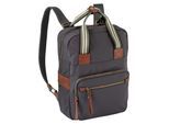 camel active Rucksack »Bari«, aus hochwertigem matten Nylon mit gestreiftem Gewebeband