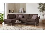 sit&more Ecksofa "Clio L-Form" wahlweise mit Bettfunktion und Bettkasten, inklusive Federkern