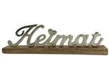 NOOR LIVING Deko-Schriftzug »Heimat«, aus Holz und Aluminium