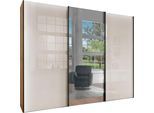 WIEMANN Schwebetürenschrank »Monaco«, hochwertige Glas- und Spiegelfront