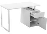 Places of Style Schreibtisch »FJUS, Hochglanz-Optik, mit Metallkufe, 1 Schublade und Tür«, Breite 120 bzw. 136 cm durch...
