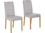 Home affaire 4-Fussstuhl »Bologna«, (Set), 4 St., Microfaser, Gestell aus Massivholz