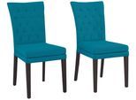 Home affaire 4-Fussstuhl »Colorado«, (Set), 2 St., Luxus-Microfaser, Beine aus Buche, wengefarben lackiert, Im 2er, 4er oder...