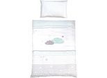 roba® Babybett »Room Bed - Dekor Happy Cloud«, als Beistell-, Kinder- und Juniorbett verwendbar