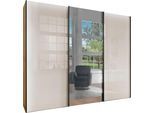 WIEMANN Schwebetürenschrank »Monaco«, hochwertige Glas- und Spiegelfront