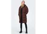 ONLY Steppmantel »ONLAMANDA LONG PUFFER COAT«, mit Kapuze