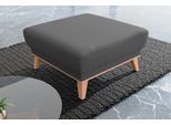 sit&more Polsterhocker »Lavida«, Mit elegantem Holzrahmen