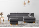 Ecksofa HOME AFFAIRE "Lindgren L-Form", braun (espresso), B:249cm H:84cm T:217cm, 100% Polyester, Sofas, Ecksofa, wahlweise mit TV-Funktion, Stauraum und Kopfteilverstellung