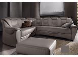 Ecksofa SIT & MORE "Benson L-Form", grau (delfin), B:265cm H:94cm T:215cm, NaturLeder;Luxus-Microfaser;Luxus-Kunstleder;Primabelle-Microfaser, Sofas, Ecksofa, wahlweise mit Bettfunktion
