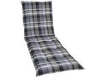 Liegenauflage GO-DE, grau (grau, creme), B:60cm H:9cm T:190cm, Polyester, Polyurethan, Polsterauflagen, 190x60 cm