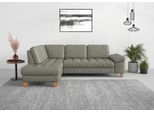Ecksofa SIT & MORE "Westham L-Form", grau, B:261cm H:88cm T:179cm, 100% Polyester, Sofas, Ecksofa, mit Ottomane, mit oder ohne Bettfunktion, Bettkasten, Verstellung