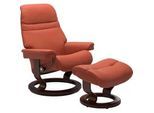 Stressless® Fußhocker »Sunrise«, mit Classic Base, Gestell Braun Stressless® henna PALOMA