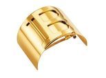 Balmain Hair Couture Gold Plated Clip Logo Haarschmuck