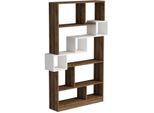 Wellhome - Nogal Library White 160x90x22 - Noyer clair blanc