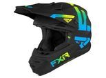 FXR Kids Motocross-Helm Youth Legion Black/Blue/HiVis