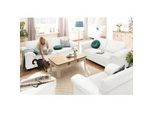 Home affaire Sitzgruppe »Anna«, (Set), 2-Sitzer und 3-Sitzer Home affaire creme