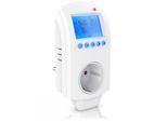 BEARWARE WLAN Thermostat Steckdose - Steckdosenthermostat - WiFi Smart Life, TUYA - für Heizgeräte - mit Share-Funktion - 5°-35°C