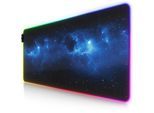 Titanwolf RGB Gaming Mauspad, Mousepad 900 x 400 mm, verbessert Präzision & Geschwindigkeit, Stars Design