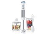 Arendo Stabmixer Edelstahl Set - Pürierstab - stufenlose Geschwindigkeit - 800 ml Messbecher