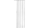 tectake® Falttür, Doppelwandprofil mit Schiebegriff, mit Magnetverschluss, 80 x 203 cm