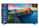 Telefunken QU70L800 QLED-Fernseher (177 cm/70 Zoll, 4K Ultra HD, Smart TV, HDR Dolby Vision, Triple-Tuner, Alexa Built-In, HD+ 6 Monate inkl), schwarz