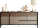 INOSIGN Sideboard »Everest Breite 206 cm, Kommode mit 4 Türen u. 1 Schubkasten«, Anrichte, Soft/Self Closing, Korpus 22 mm