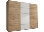 WIEMANN Schwebetürenschrank »Cardiff«, mit massiven Holztüren und Glas