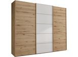 WIEMANN Schwebetürenschrank »Cardiff«, mit massiven Holztüren und Glas