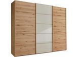 WIEMANN Schwebetürenschrank »Cardiff«, mit massiven Holztüren und Glas