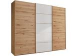 WIEMANN Schwebetürenschrank »Cardiff«, mit massiven Holztüren und Glas