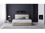 ATLANTIC home collection Boxbett Benita, mit Taschen-Federkernmatratze und Bettkasten, beige