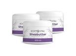 Echt Vital Sheabutter - 3 Dosen