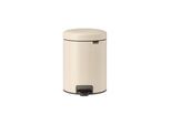 Treteimer Newicon, beige, 5 L