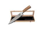 STONELINE® Hammerschlag Kochmesser 34 cm, aus Damaszenerstahl