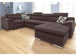 sit&more Wohnlandschaft »Andiamo U-Form«, mit Kopfteilverstellung, wahlweise mit Bettfunktion