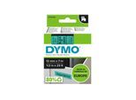 DYMO Original D1-Etikettenband | schwarz auf grün | 12 mm x 7 m | selbstklebendes Schriftband | für LabelManager-Beschriftungsgerät