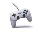 8BitDo Pro2 Wired Gamepad for Switch and Windows - Grey - Wired Controller - Nintendo Switch