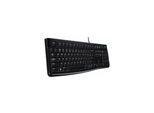 Logitech K120 Corded Keyboard Tastatur USB QWERTY Spanisch Schwarz