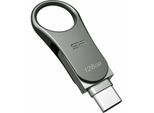 USB-Stick 32GB Silicon Power C80 3.0 Silver Type C-Ready (SP032GBUC3C80V1S)