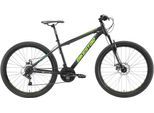 Mountainbike BIKESTAR Gr. 43, schwarz, Fahrräder, 43cm, 27,5 Zoll (69,85cm), für Damen und Herren, Kettenschaltung