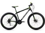 Mountainbike KS CYCLING "Xceed" Gr. 46, schwarz (schwarz, schwarz), Fahrräder, Herren, 46cm, 27,5+ Zoll (69,85cm), für Herren, Kettenschaltung