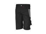 QUALITEX HIGH QUALITY WORKWEAR Shorts PRO schwarz/grau Damen: 52 Herren: 58