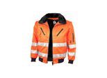 QUALITEX HIGH QUALITY WORKWEAR Pilotenjacke signal warnorange Damen: 64 Herren: 5XL
