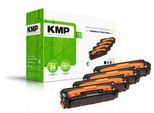 KMP Toner SA-T57V schwarz, cyan, magenta, gelb kompatibel zu SAMSUNG CLT-P504C (SU400A), 4er-Set