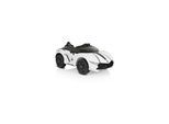 Moni Kinder Elektroauto Cordoba, MP3-Anschluss, Fernbedienung, Gurt, Bluetooth weiß