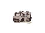Moni Wickeltasche Stella, Set mit Wickelunterlage, Isoliertasche f. Babyflaschen braun