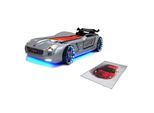 Autobett Kinderbett "Rio Roadster" LED Sound Sportsitze Lattenrost Spoiler 90x190 cm
