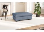 Polsterhocker SIT & MORE "Alcudia", bunt (graublau), B:101cm H:43cm T:68cm, Hocker, Polsterhocker